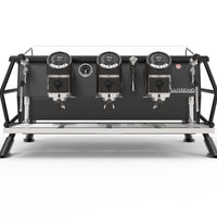 Sanremo Café Racer Black Frame with Black Feet - 3 Group Coffee Machine