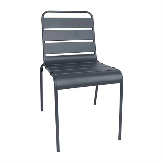 Bolero CS727 - Four Slatted Steel Side Chairs