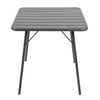 Bolero CS730 - Slatted Square Steel Table 700mm