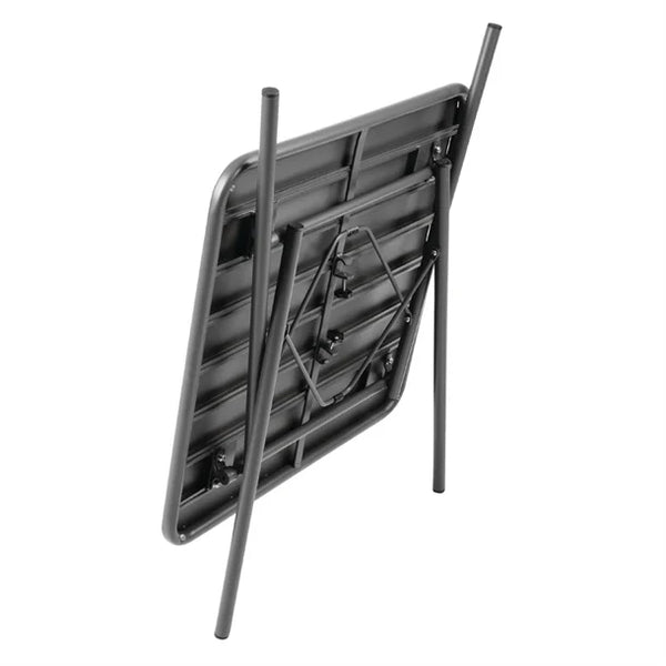 Bolero CS730 - Slatted Square Steel Table 700mm