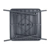 Bolero CS730 - Slatted Square Steel Table 700mm