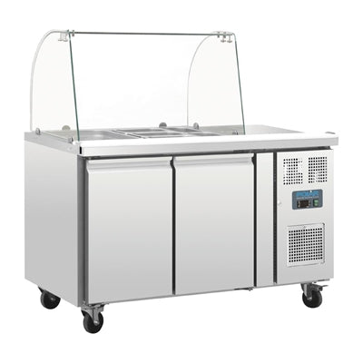 Polar CT393-A - Refrigerated Saladette Counter