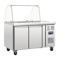 Polar CT393-A - Refrigerated Saladette Counter