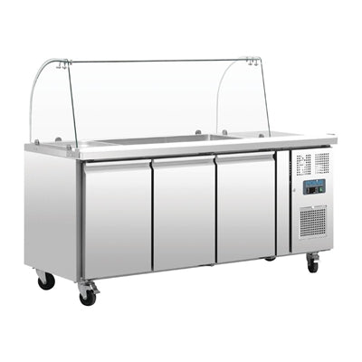 Polar CT394-A - Refrigerated Saladette Counter