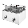 Apuro CU621-A - 2 X 8L Double Electric Fryer