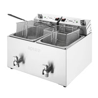 Apuro CU621-A - 2 X 8L Double Electric Fryer