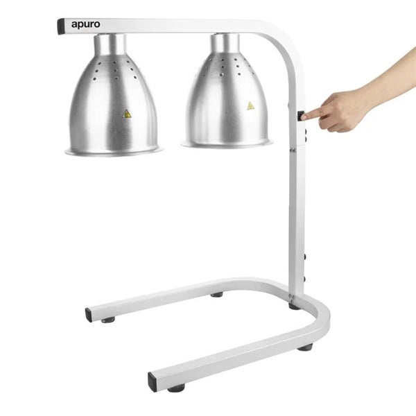 Apuro DF626-A - Double Lamp Infrared Food Warmer