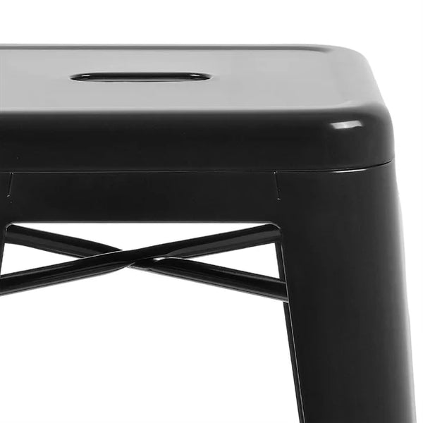 Bolero DL881 - Four Steel Bistro High Stools