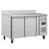 Polar DL914-A - Double Door Counter Fridge