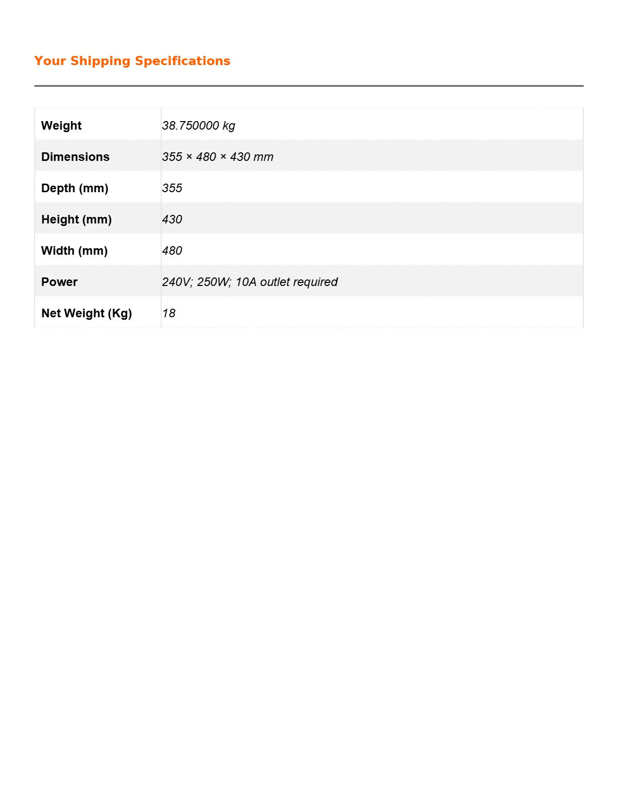 Prismafood DMA310-1 - Pizza Dough Roller
