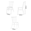 Bolero DP718 - Four Windsor White Aluminium Chairs