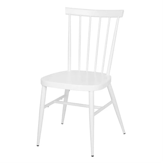 Bolero DP718 - Four Windsor White Aluminium Chairs