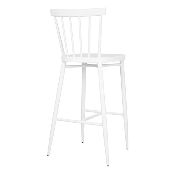 Bolero DP719 - Two Windsor White Aluminium Stools