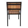 Bolero DS150 - Four Steel & Acacia Side Chairs