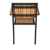 Bolero DS151 - Four Steel & Acacia Armchairs