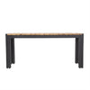 Bolero DS154 - Two Steel & Acacia Benches 1000x350mm