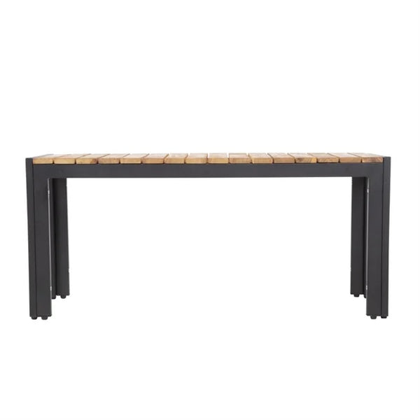 Bolero DS154 - Two Steel & Acacia Benches 1000x350mm