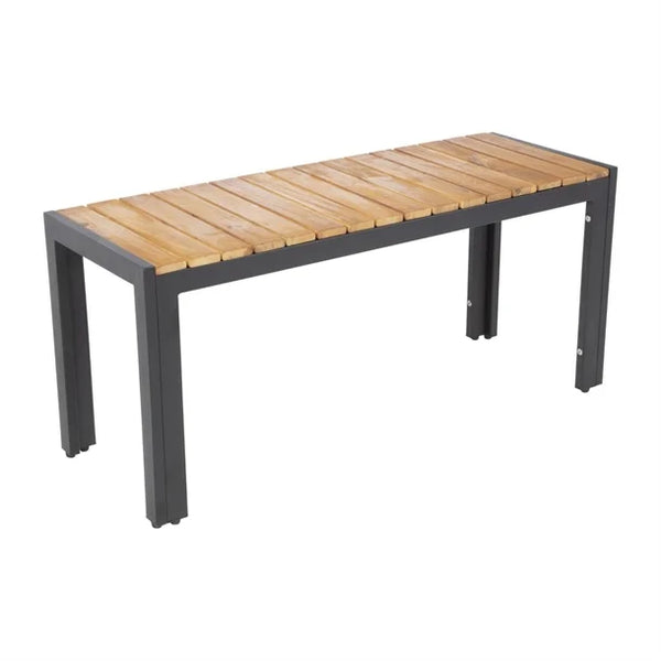Bolero DS154 - Two Steel & Acacia Benches 1000x350mm
