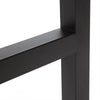 Bolero DS155 - Steel & Acacia Square Bar Table 600mm