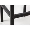 Bolero DS156 - Two Steel & Acacia Bar Stools