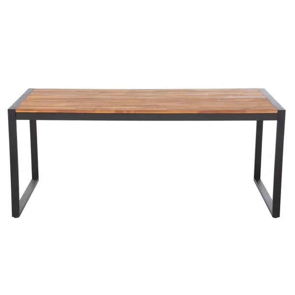Bolero DS157 - Industrial Steel & Acacia Table 1800x900mm