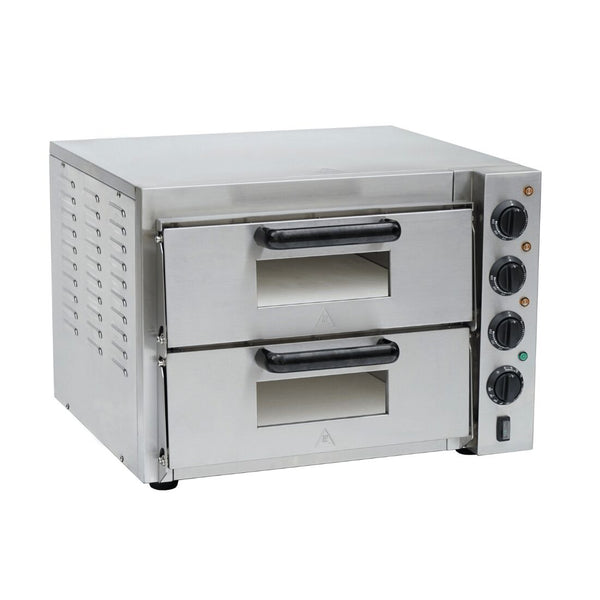 Bakermax EP-2T - Double Deck Pizza Oven