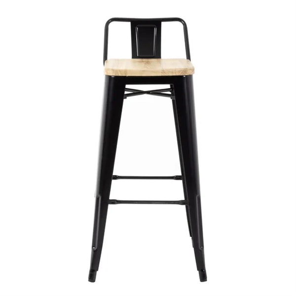 Bolero FB623 - Four Bistro High Stools With Backrest