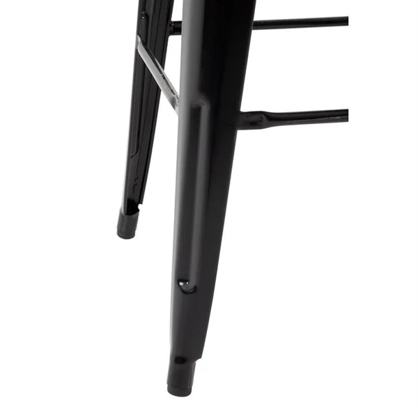 Bolero FB623 - Four Bistro High Stools With Backrest