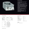 Giorik FE7110TT - Countertop Fryer