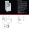 Giorik FE7117T - Single Pan Fryer
