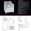 Giorik FG7817PT - Double Pan Fryer