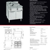 Giorik FG9821PT - Double Pan Fryer