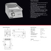 Giorik FLE72TCRXT - Griddle
