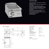 Giorik FLE72TFT - Griddle
