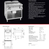 Giorik FLG941GCRXT - Griddle on Open Base