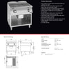 Giorik FME941GFT - Griddle on Open Base