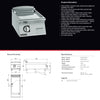 Giorik FRE92TCRXT - Griddle