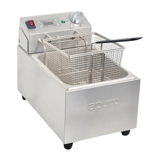 Apuro FS498-A - Single Tank Countertop Fryer