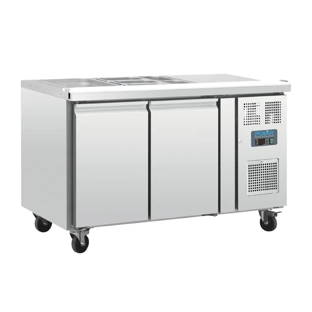 Polar FT281-A - Double Door Counter Fridge