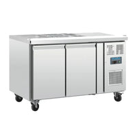 Polar FT281-A - Double Door Counter Fridge