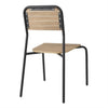 Bolero FU537 - Four Santorini Wood Effect Outdoor Chairs