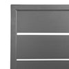 Bolero FW597 - Dark Grey Square Aluminium Table Top 700mm