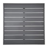 Bolero FW597 - Dark Grey Square Aluminium Table Top 700mm