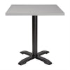 Bolero FW598 - Light Grey Square Aluminium Table Top 700mm