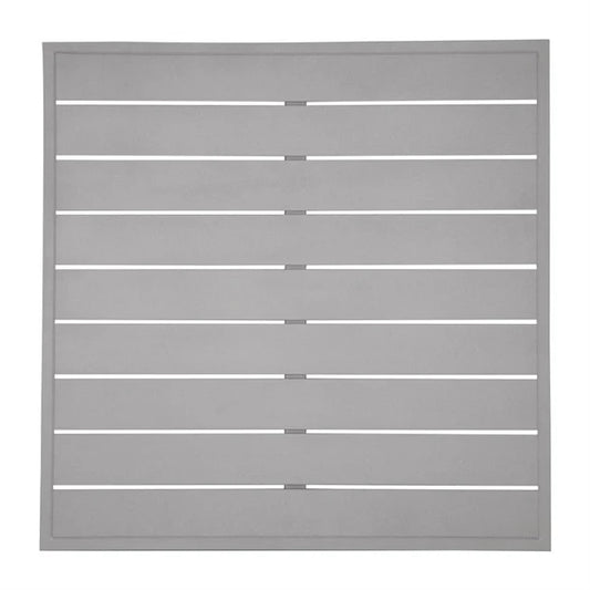 Bolero FW598 - Light Grey Square Aluminium Table Top 700mm