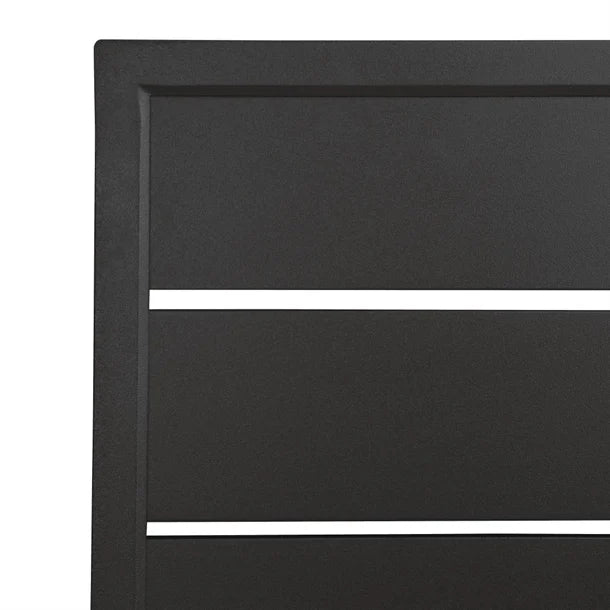 Bolero FW599 - Black Square Aluminium Table Top 700mm