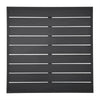 Bolero FW599 - Black Square Aluminium Table Top 700mm