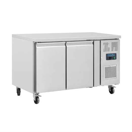Polar G377-A - Double Door Counter Fridge