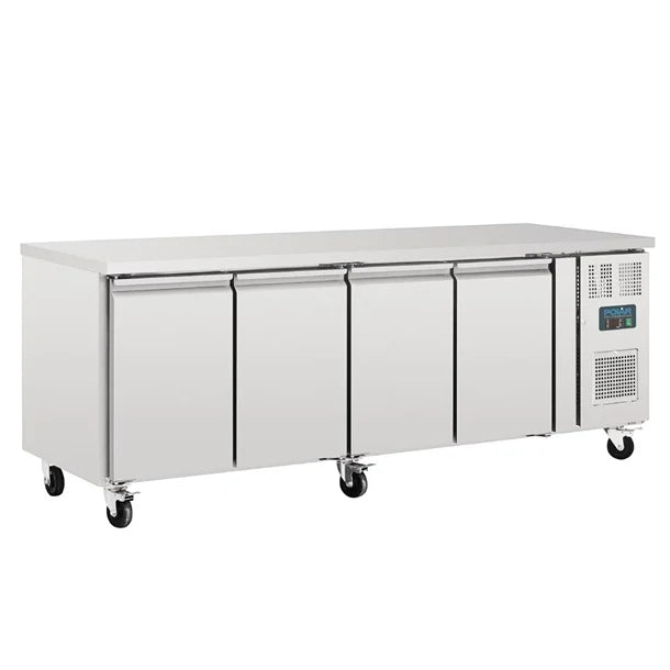 Polar G598-A - Four Door Counter Fridge