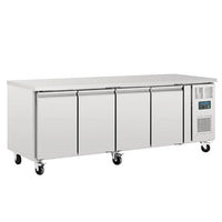 Polar G598-A - Four Door Counter Fridge
